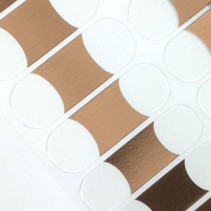 Jamberry Copper Beauty Tip Long Nail Wraps, Full